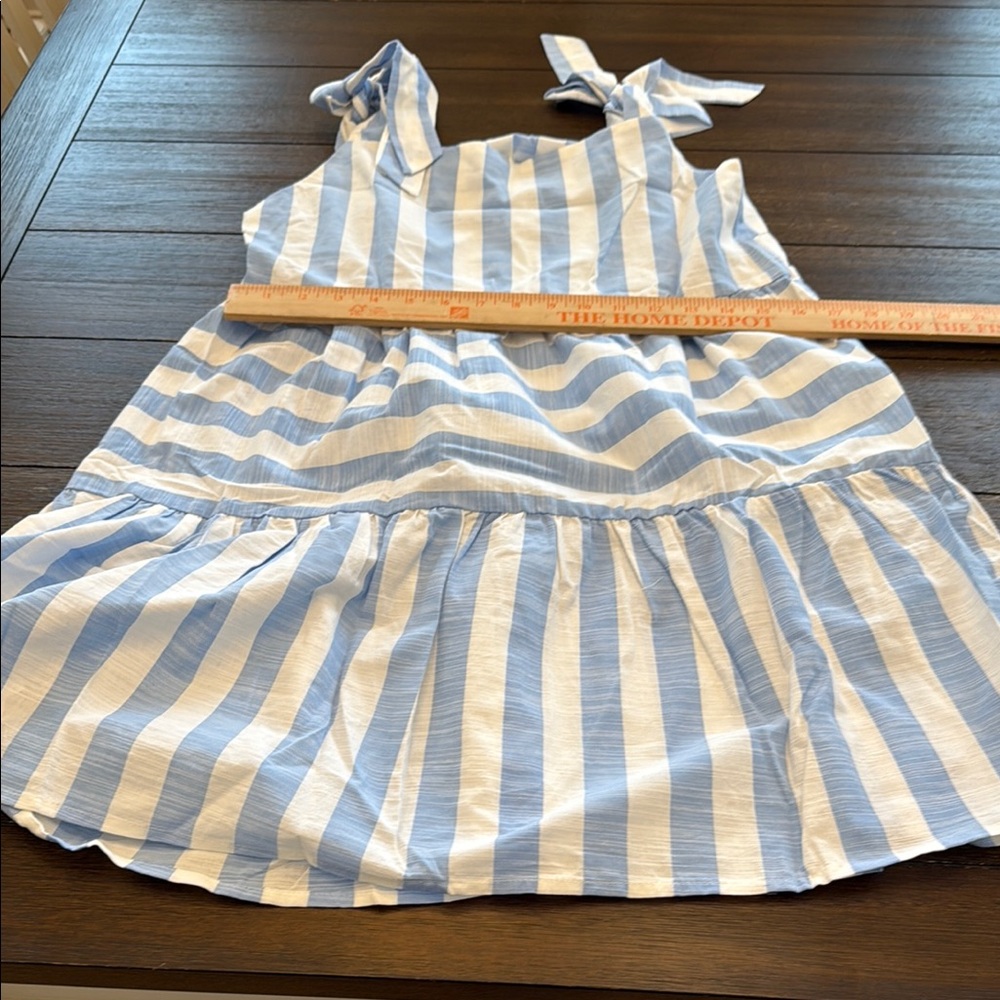 Cupshe Blue and White Striped Mini Dress - Picture 8 of 11